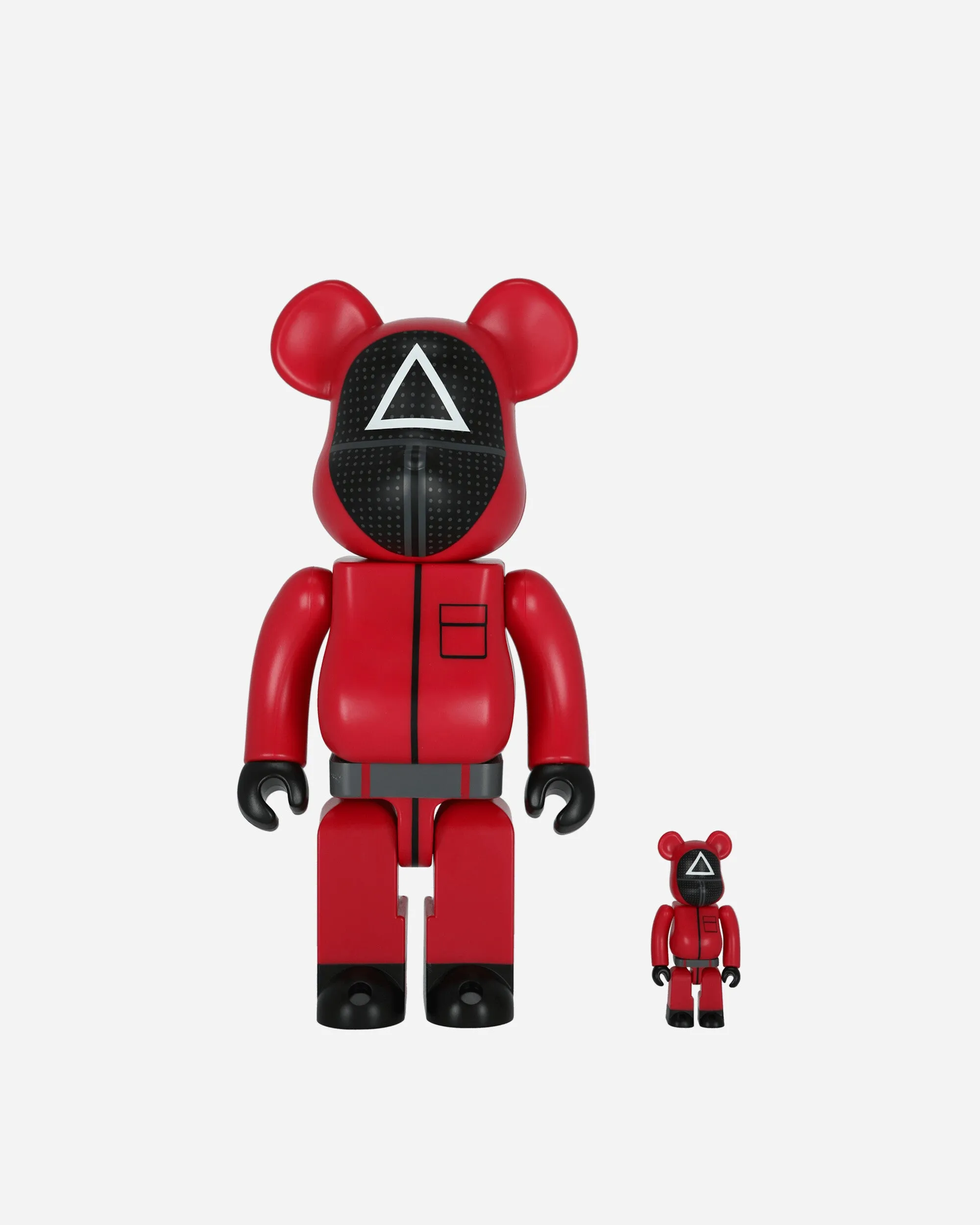 100%   400% Squid Game Guard Triangle Be@rbrick Multicolor