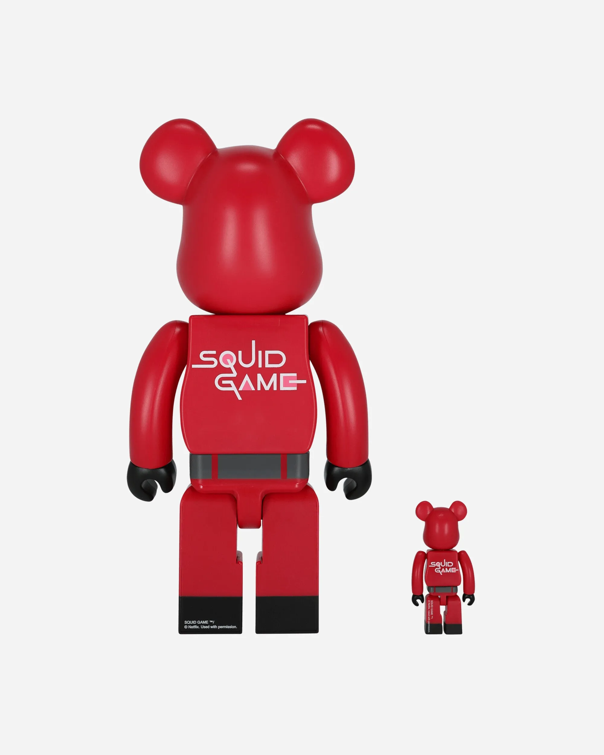 100%   400% Squid Game Guard Triangle Be@rbrick Multicolor