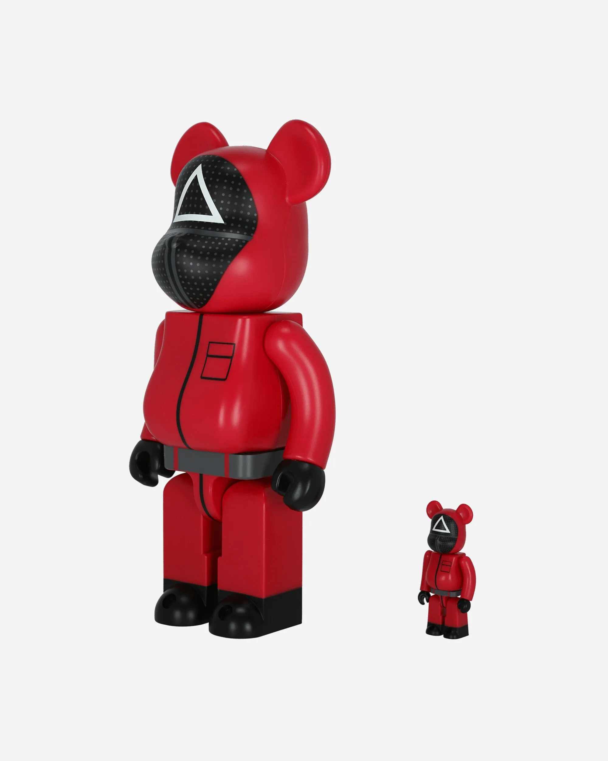 100%   400% Squid Game Guard Triangle Be@rbrick Multicolor