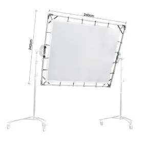 (240x240cm) 94.4x94.4" Butterfly Overhead Diffuser with Aluminium Frame