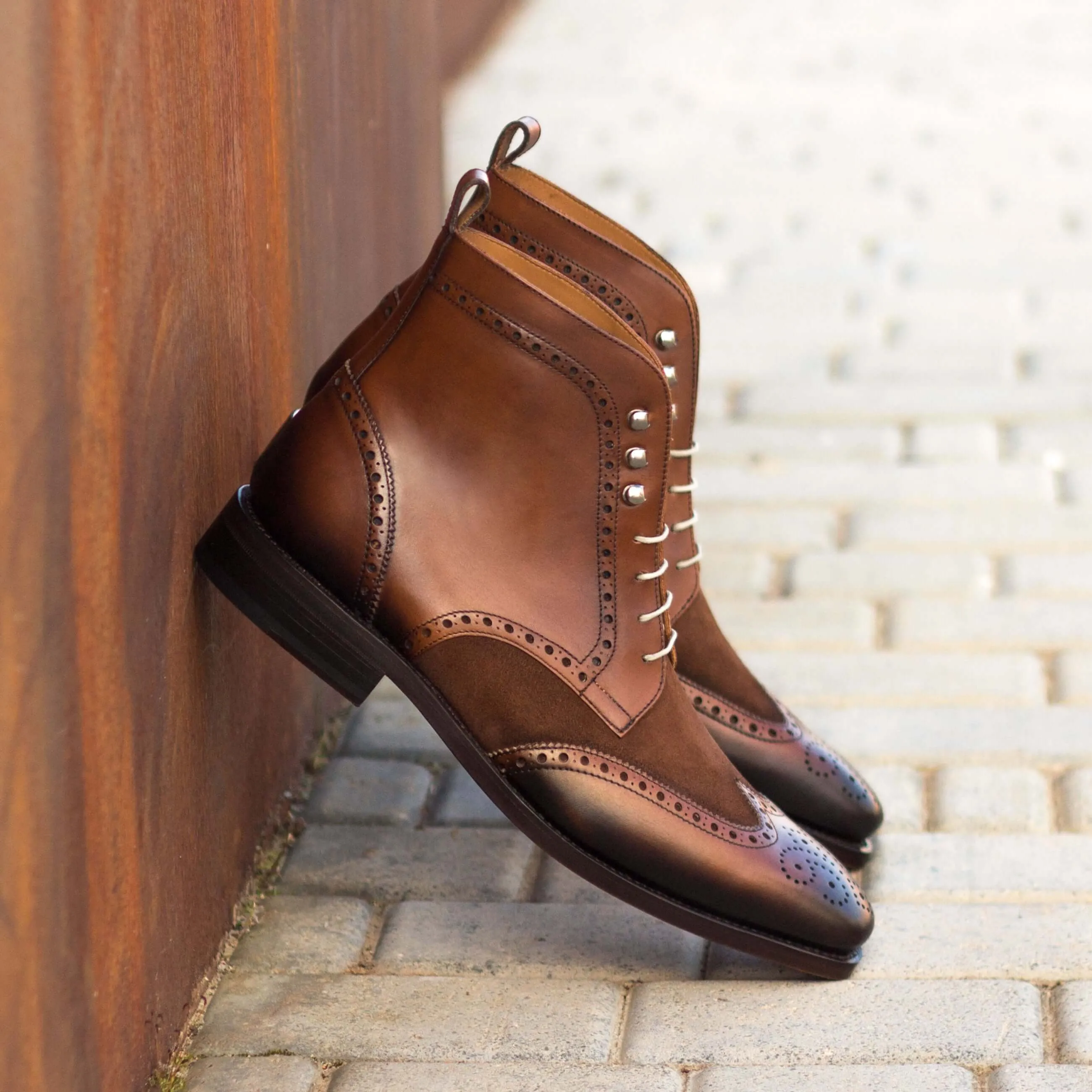 Abu Dhabi Military Brogue Boots