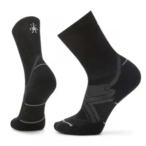 All Gender Run Cold Weather Targeted Cushion Crew Socks - Black