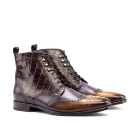 Arah Military Brogue Boots