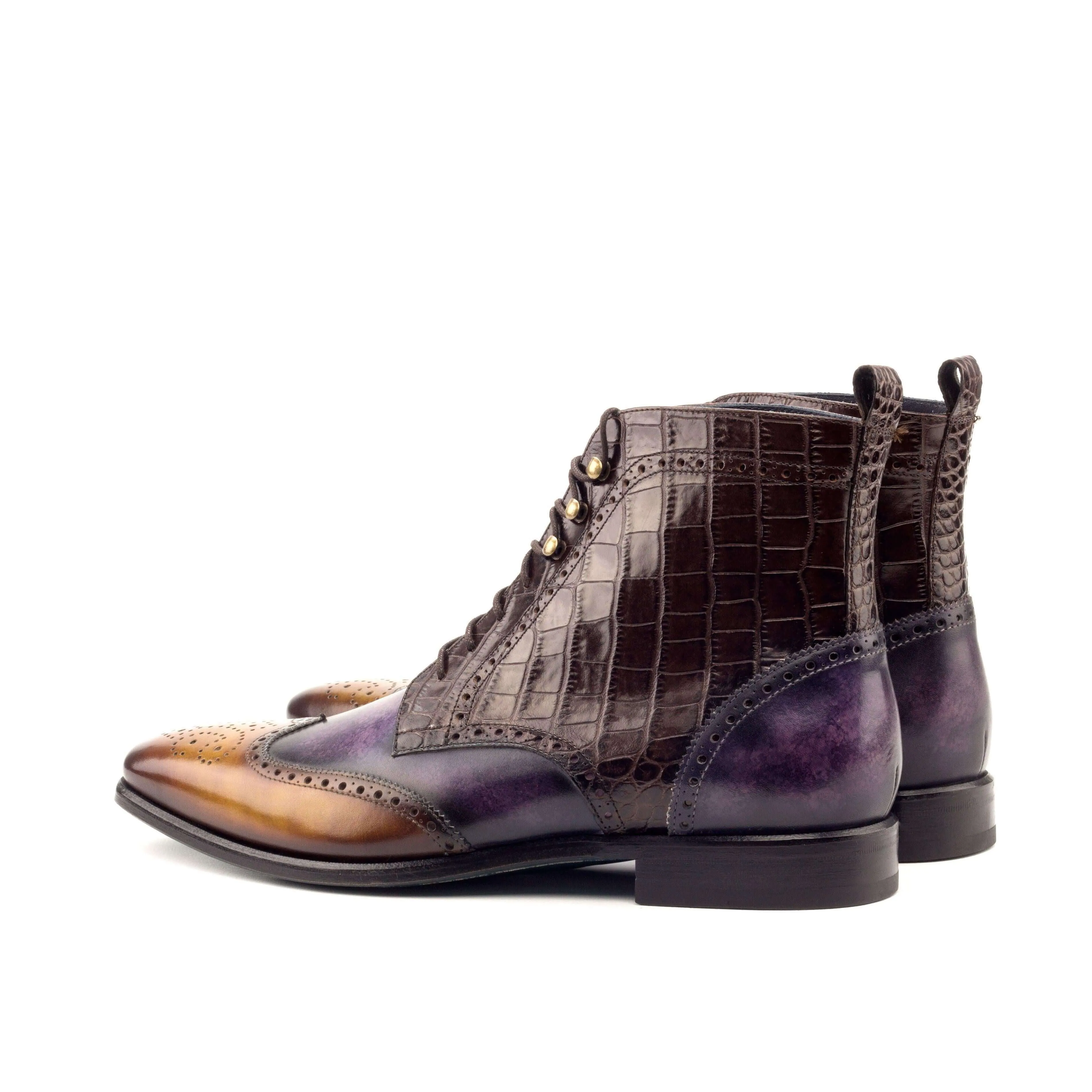 Arah Military Brogue Boots