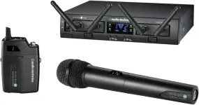 Audio-Technica ATW-1312 System 10 PRO Rack-Mount Digital UniPak/ Handheld Combo System (2.4 GHz)