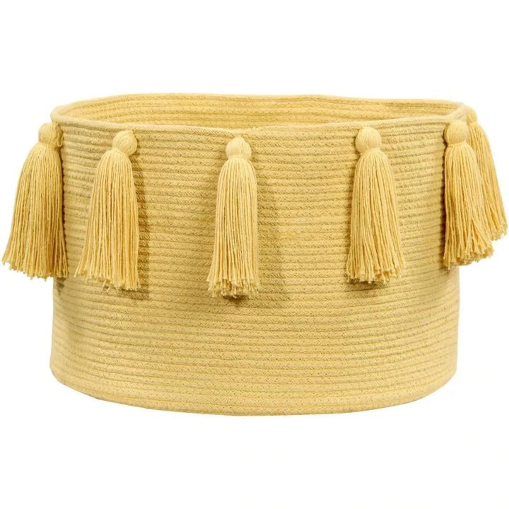 Basket Tassels | Yellow