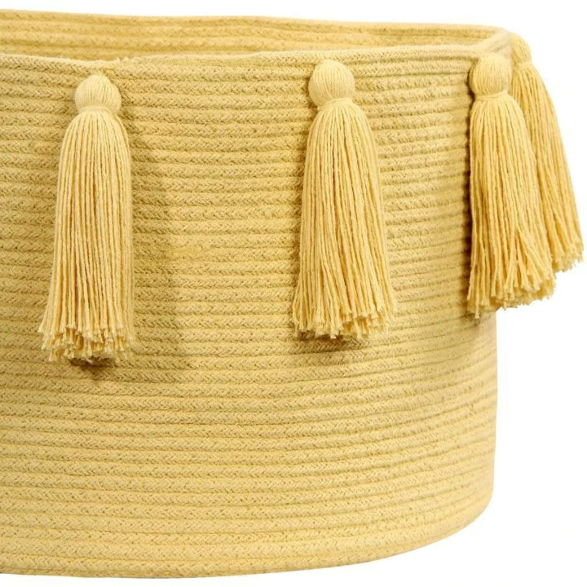 Basket Tassels | Yellow