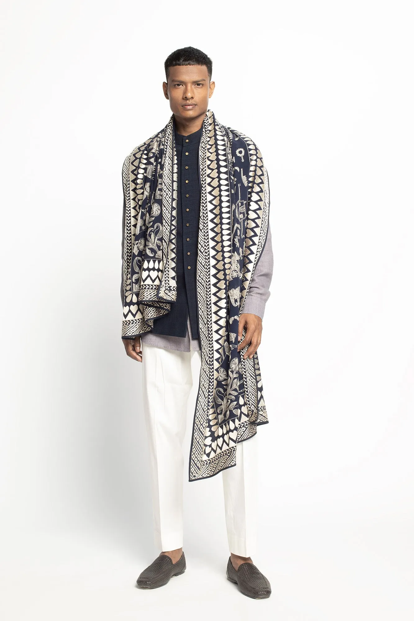 Bengal Kitchen Kantha Shawl