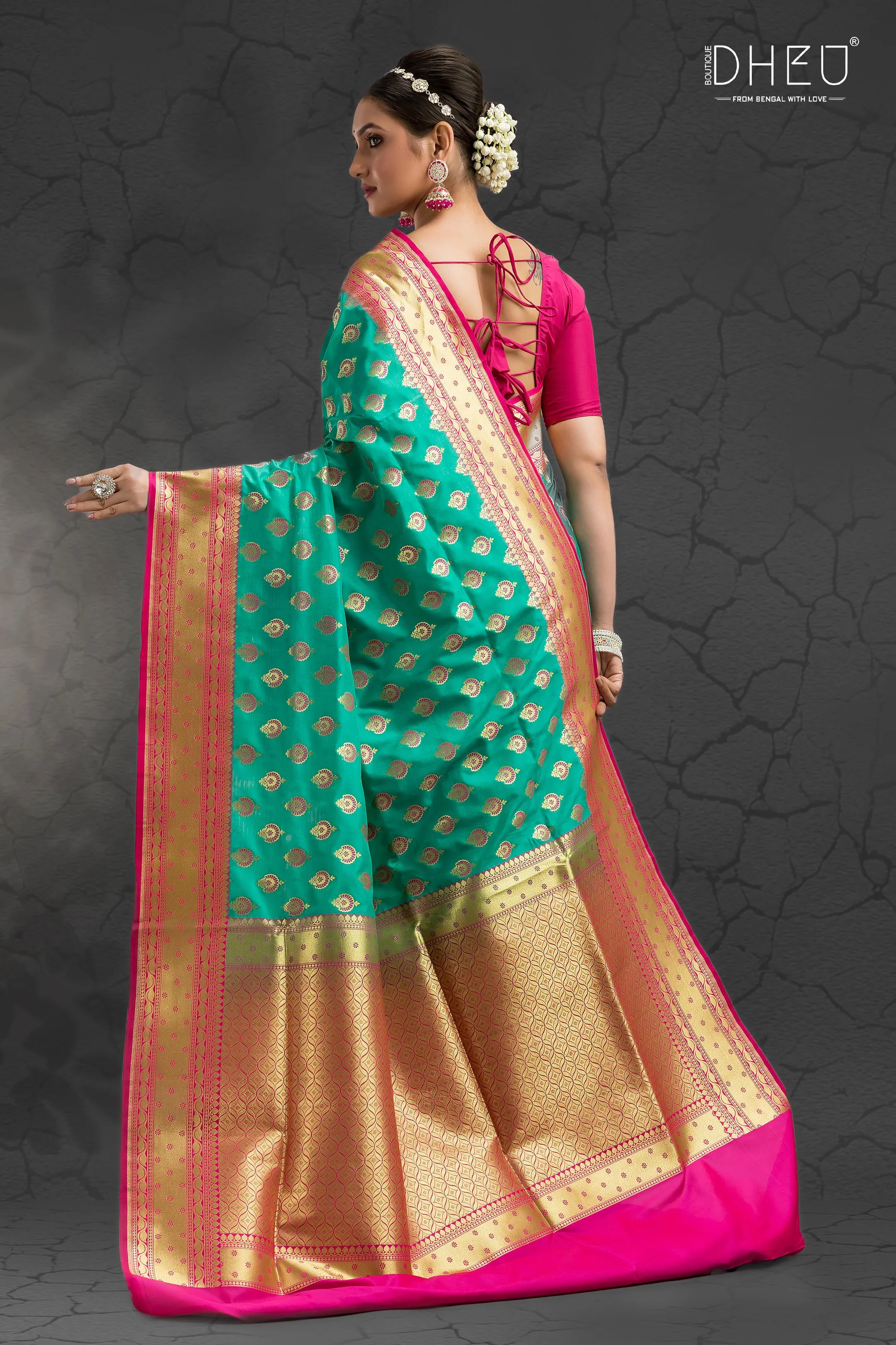 Biyer Saaj - Designer Zardausi Benarasi Saree