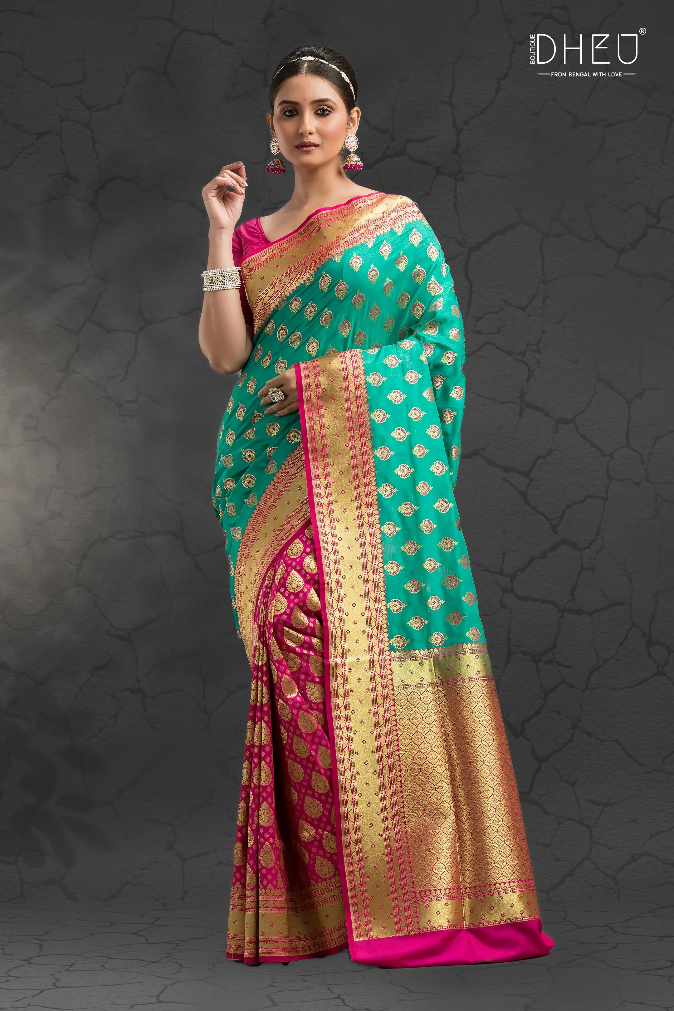 Biyer Saaj - Designer Zardausi Benarasi Saree