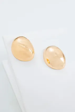 Blob Earrings | Gold