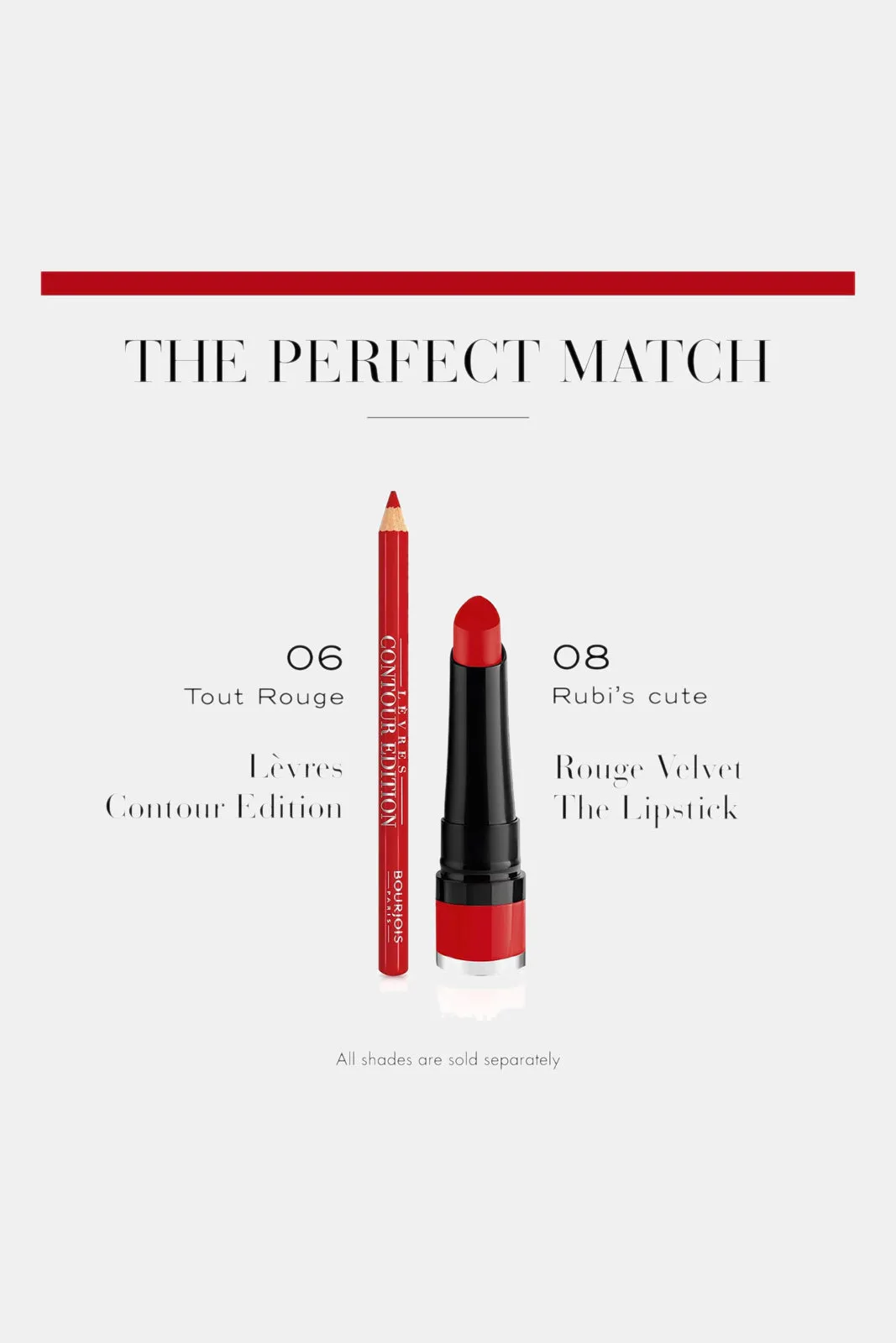 Bourjois Contour Edition Lip Liner 06- Tout Rouge