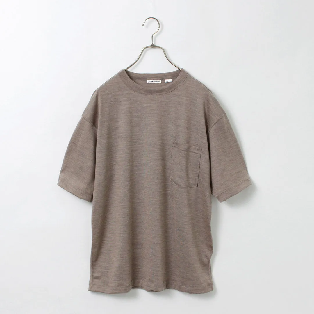 BURLAP OUTFITTER / Short Sleeve Merino Wool Pocket T-Shirt