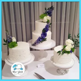 Buttercream Wedding Cake Trio