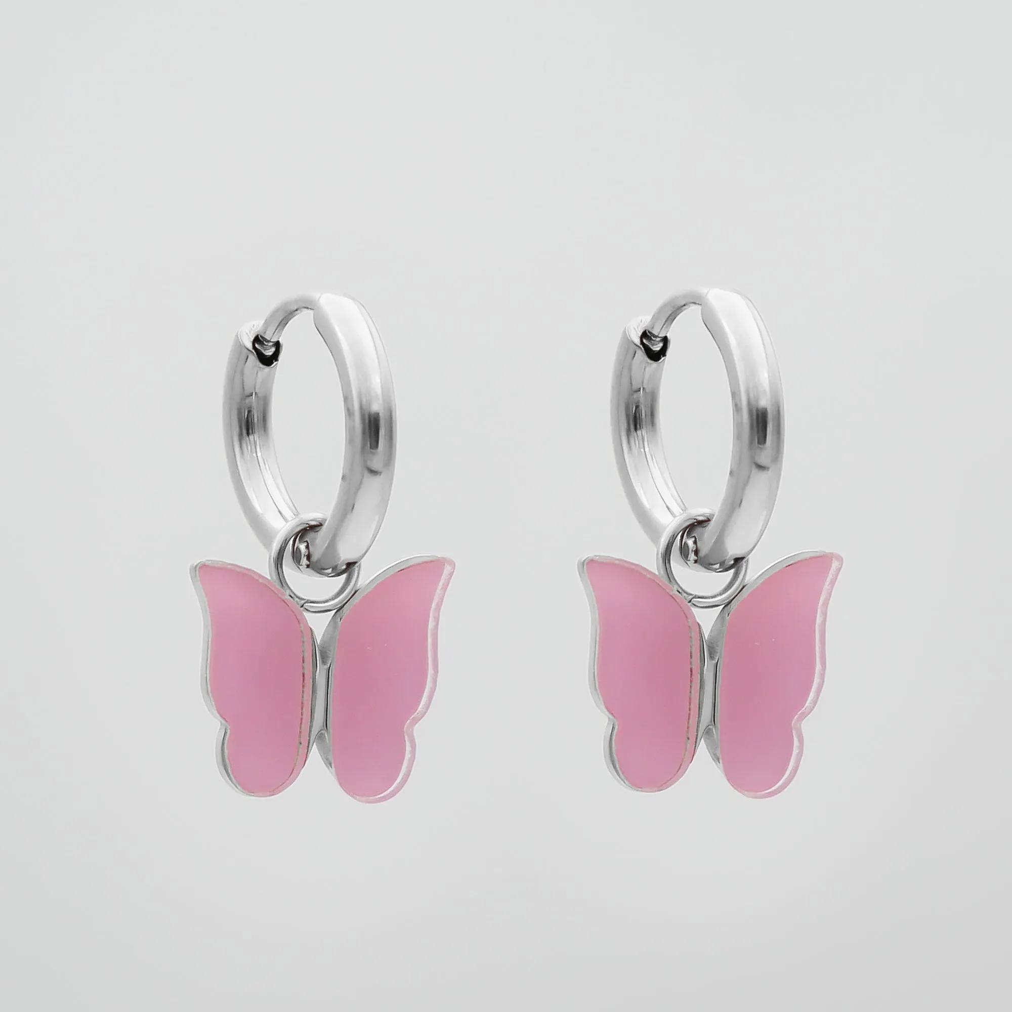 Butterfly Huggie Earrings