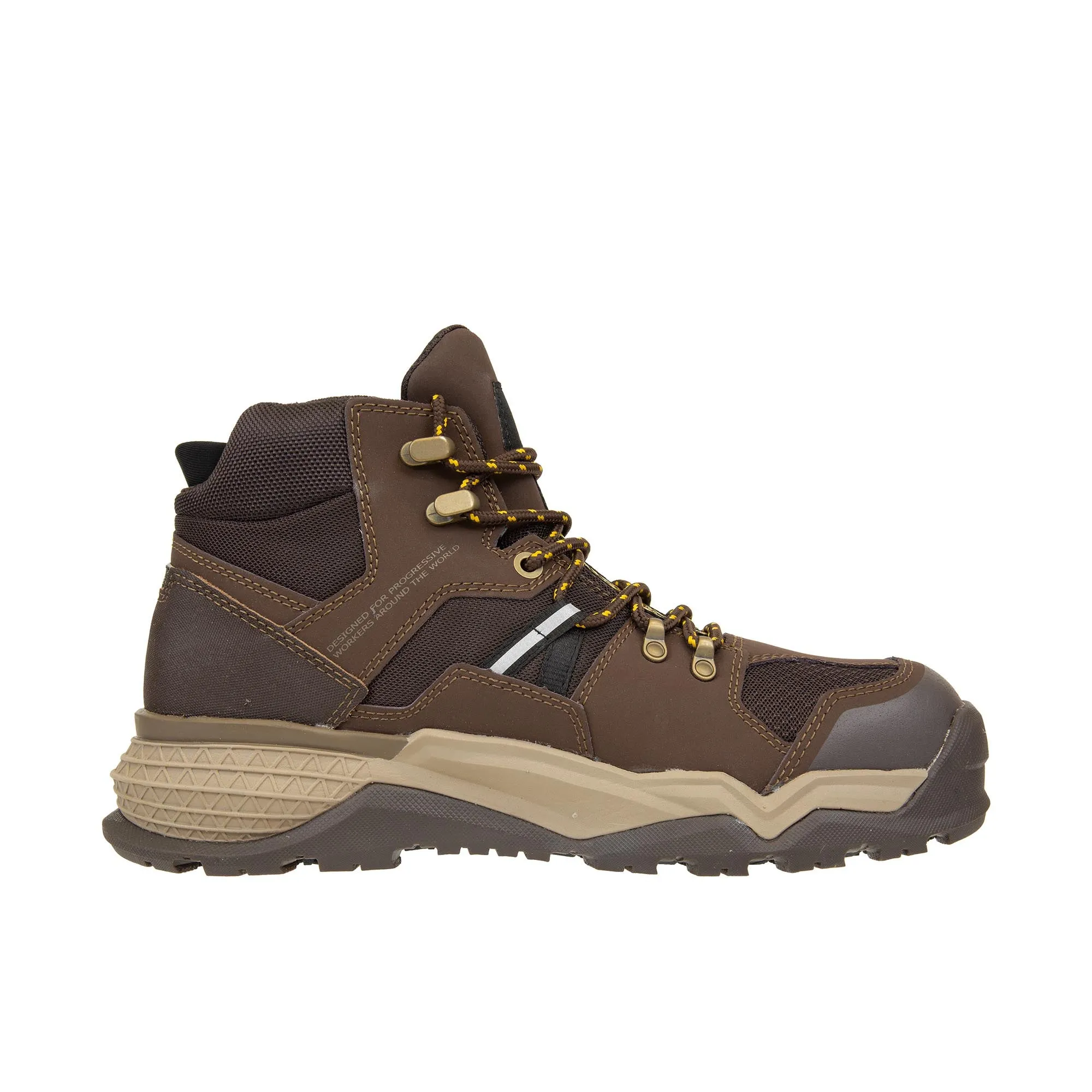 Caterpillar Provoke Mid Alloy Toe Chocolate