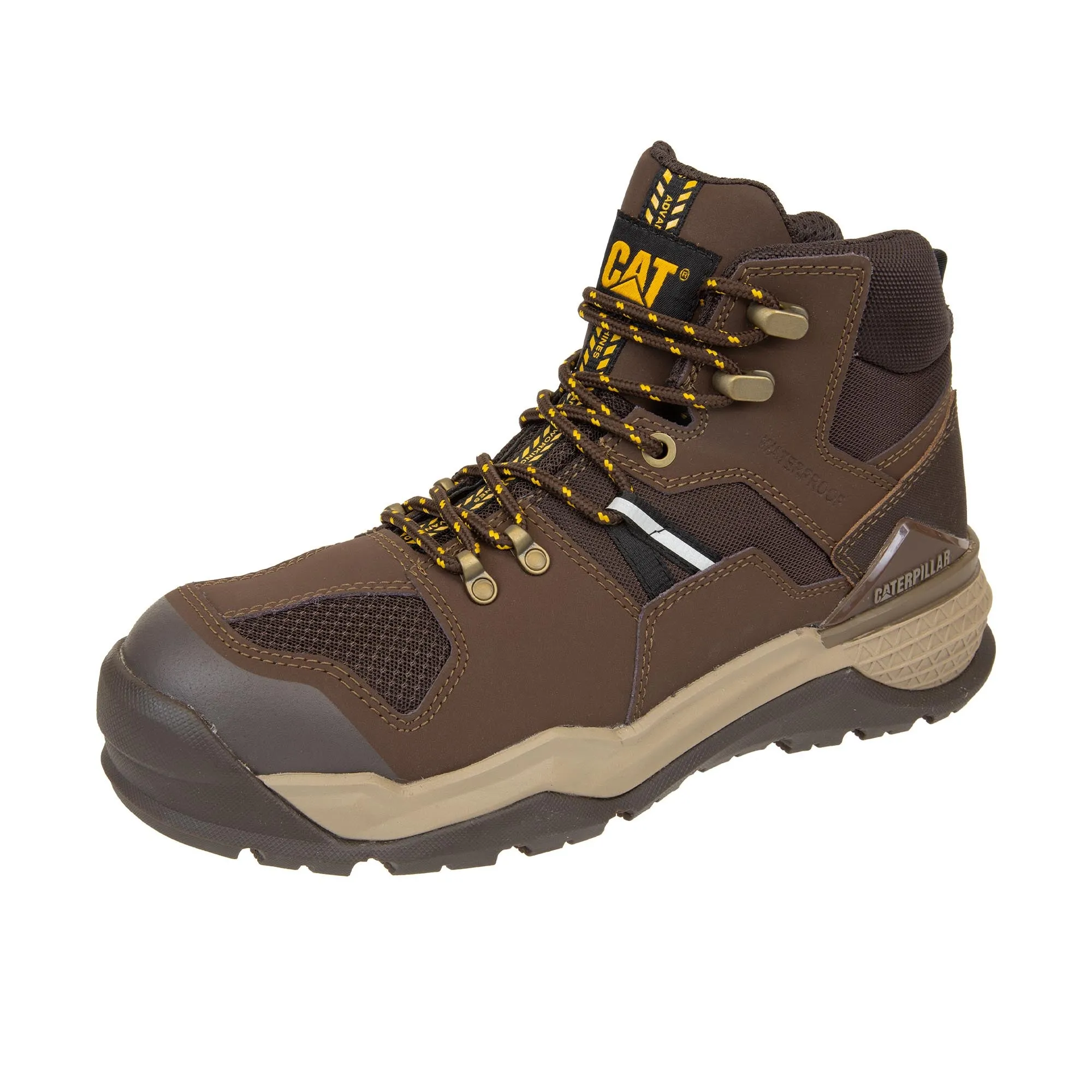 Caterpillar Provoke Mid Alloy Toe Chocolate