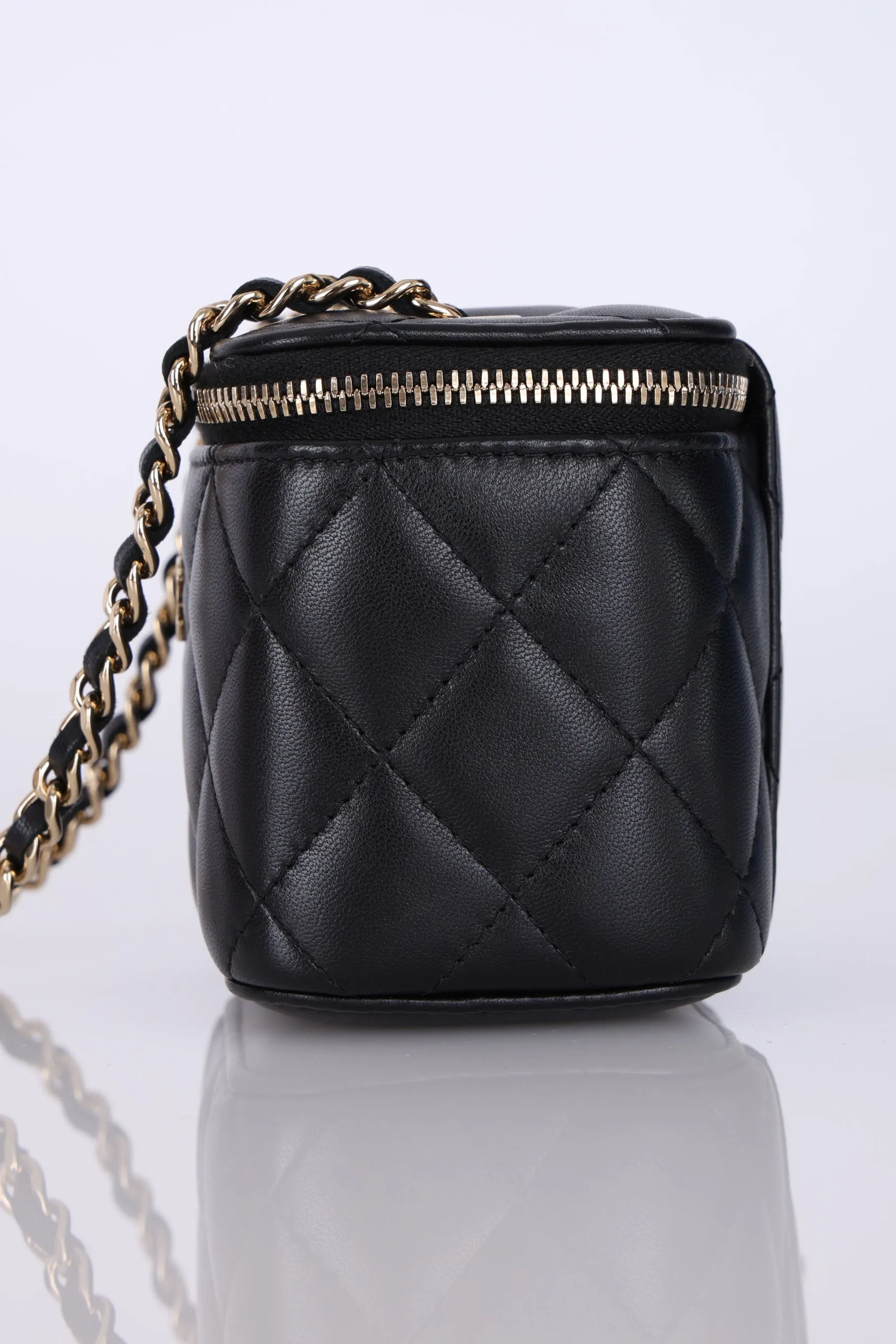 Chanel 2021 Lambskin Mini Vanity Bag