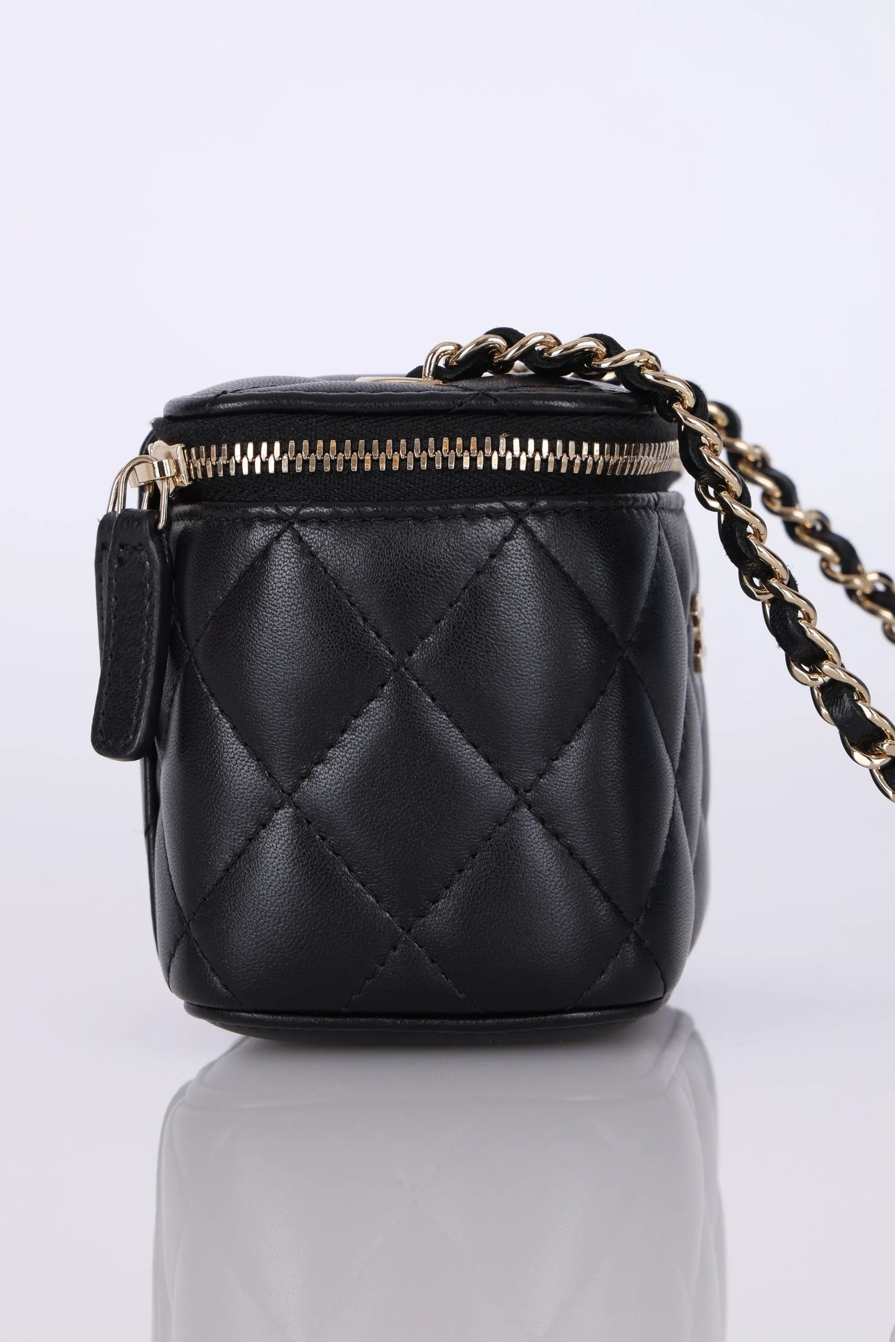 Chanel 2021 Lambskin Mini Vanity Bag