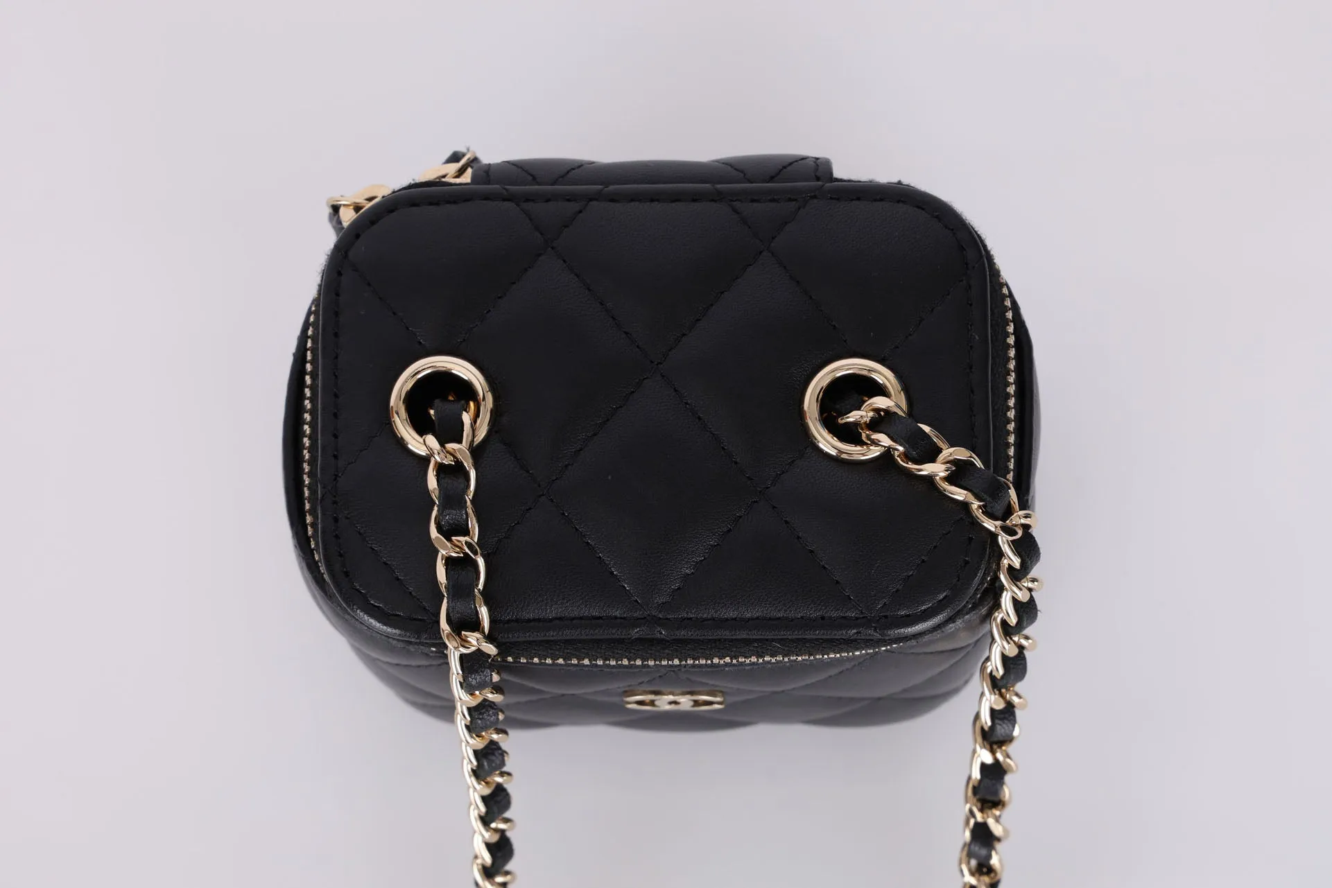 Chanel 2021 Lambskin Mini Vanity Bag