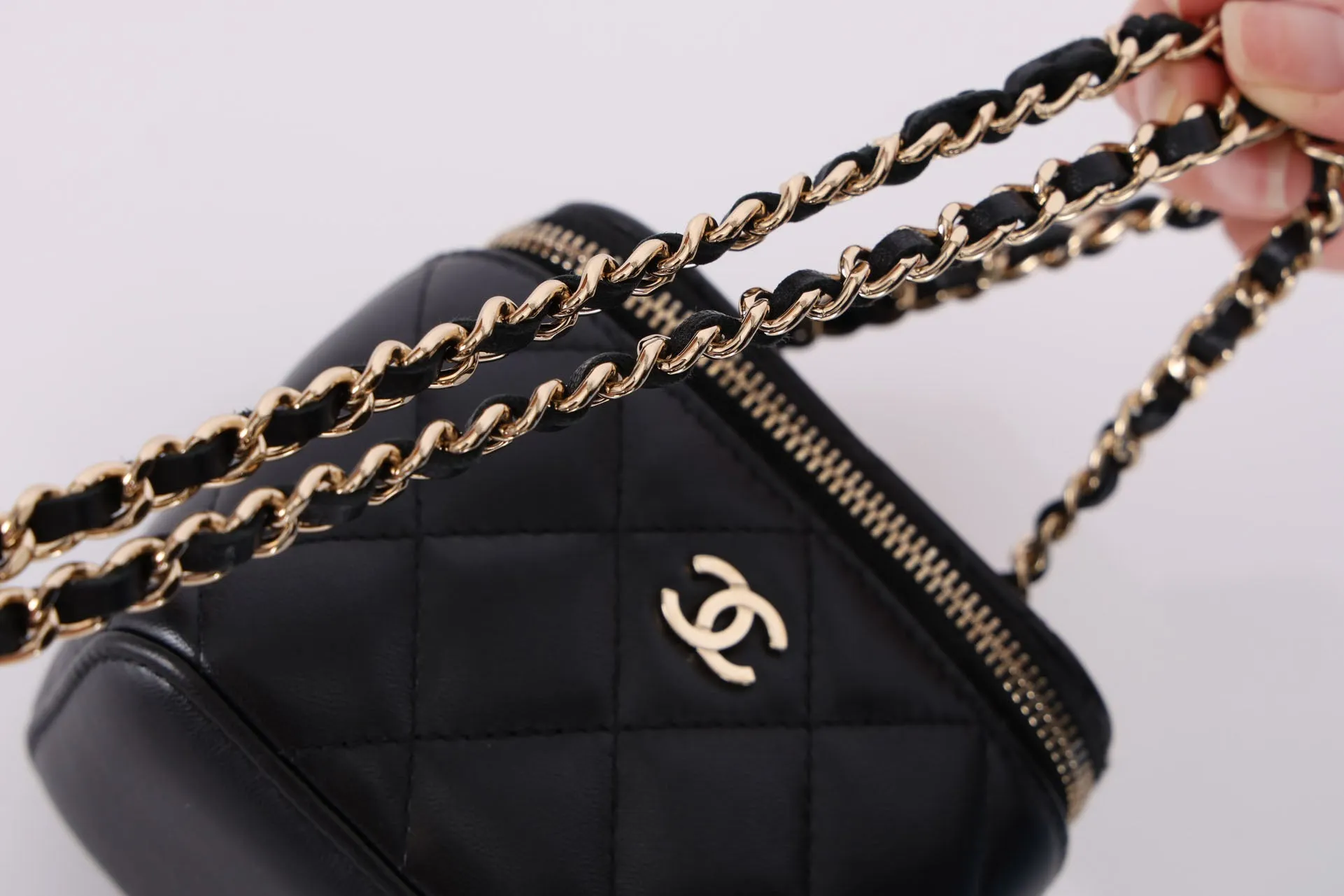 Chanel 2021 Lambskin Mini Vanity Bag