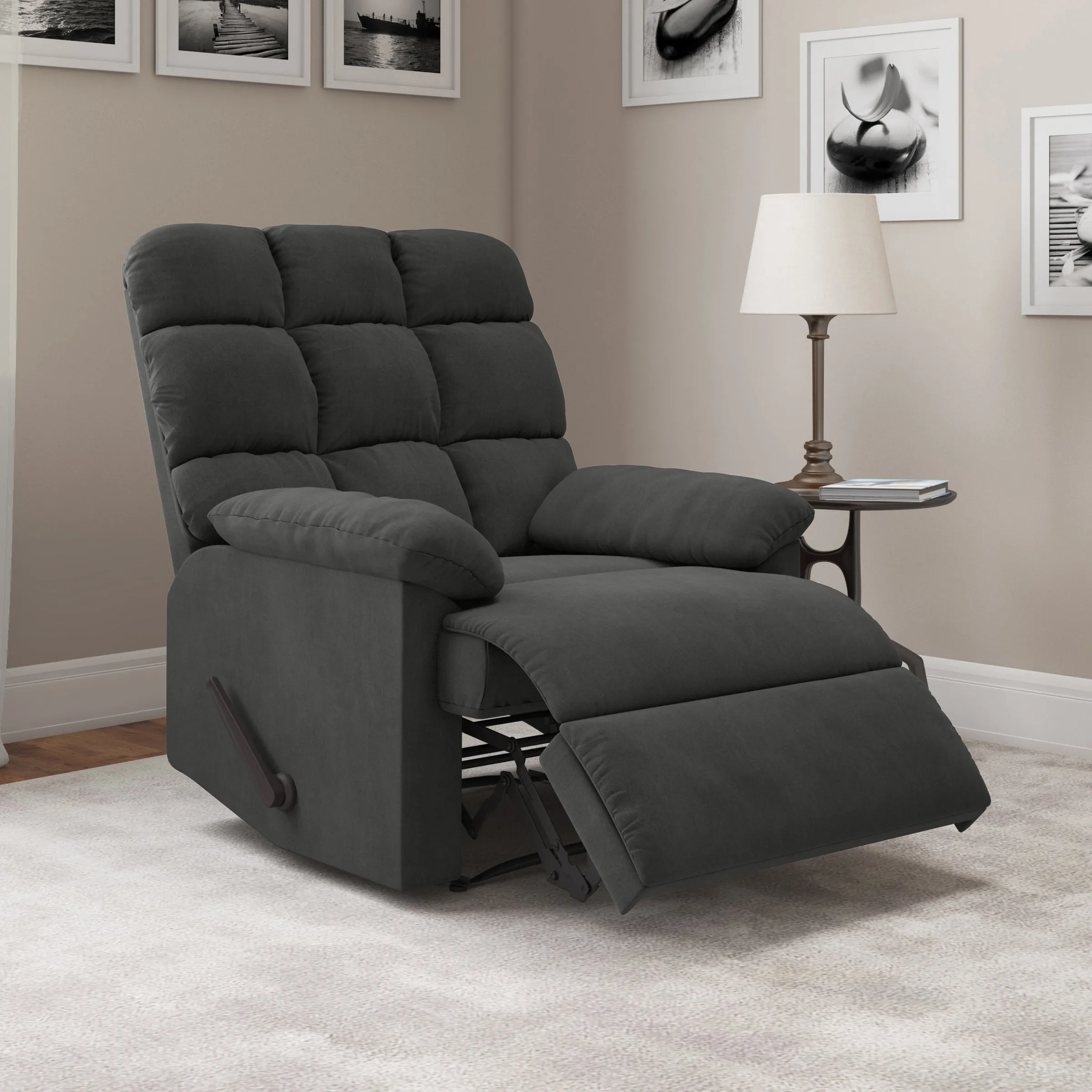 Cheraw Biscuit-Tufted Wall Hugger Recliner