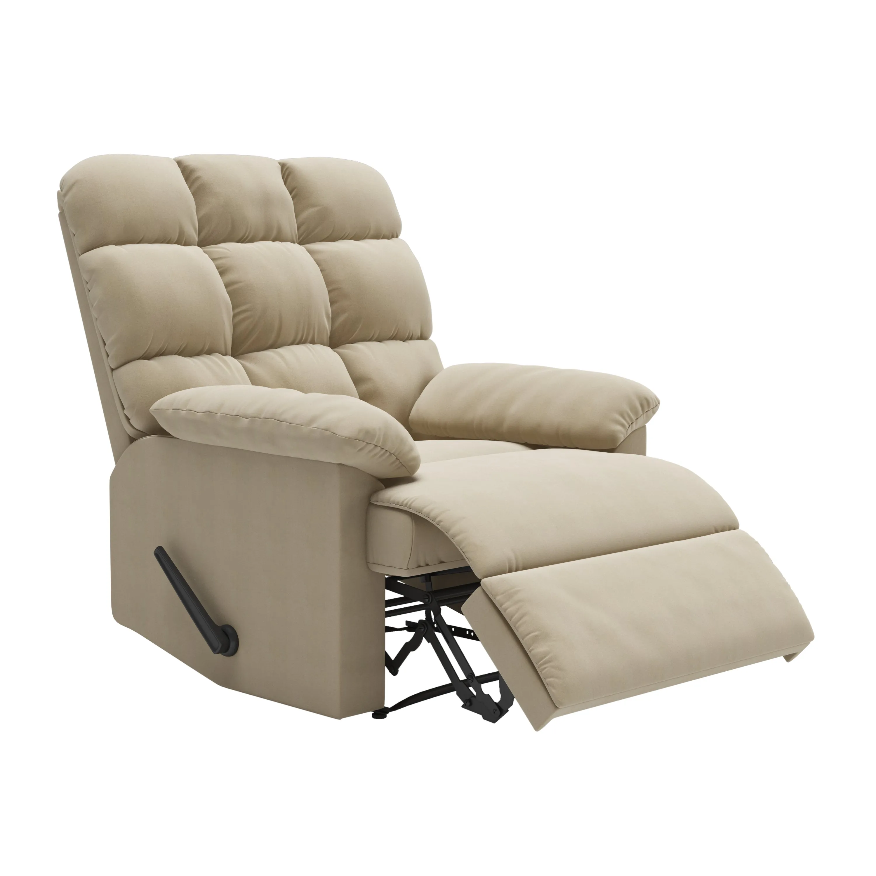 Cheraw Biscuit-Tufted Wall Hugger Recliner