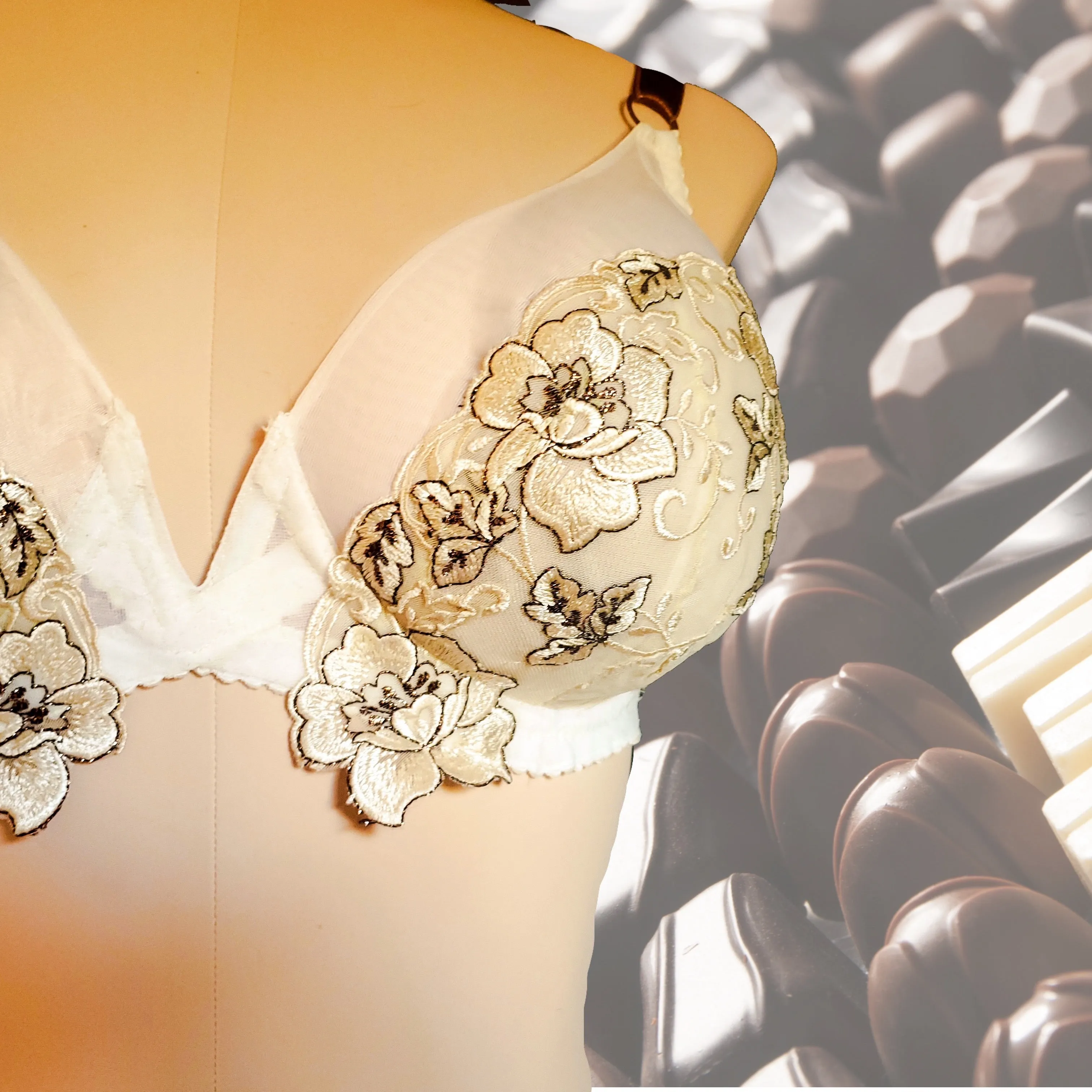 Cocoa Butter Lace Bra Kit