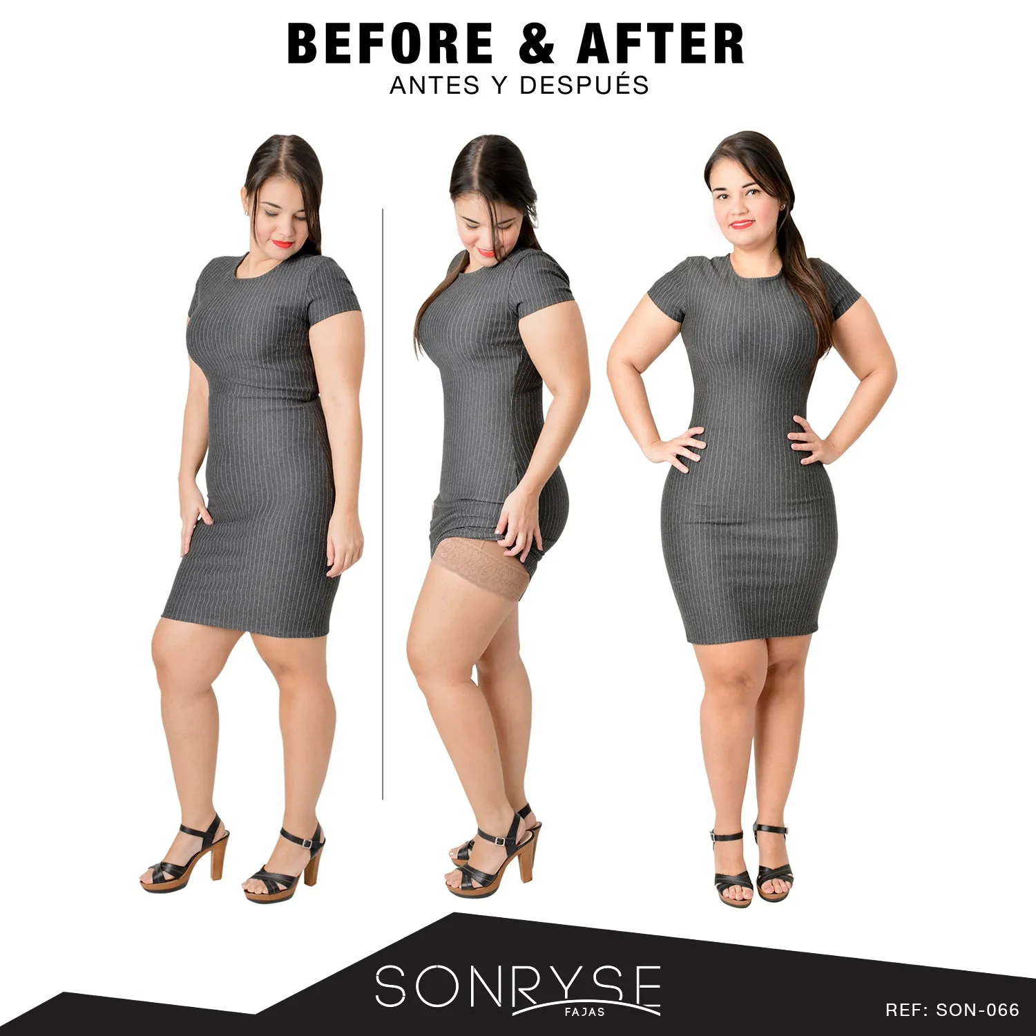 Daily Use Best Everyday Shapewear Medium compression & high-back design Fajas Sonryse 086BF