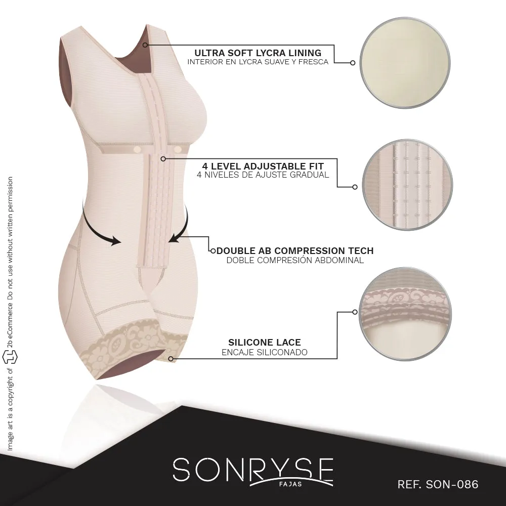 Daily Use Best Everyday Shapewear Medium compression & high-back design Fajas Sonryse 086BF