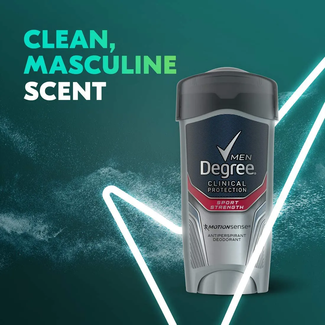 Degree Men Antiperspirant Deodorant for Sweat and Odor Protection Sport Strength Deodorant for Men with Motionsense Technology and 48-Hour Sweat Protection 2.7 Oz