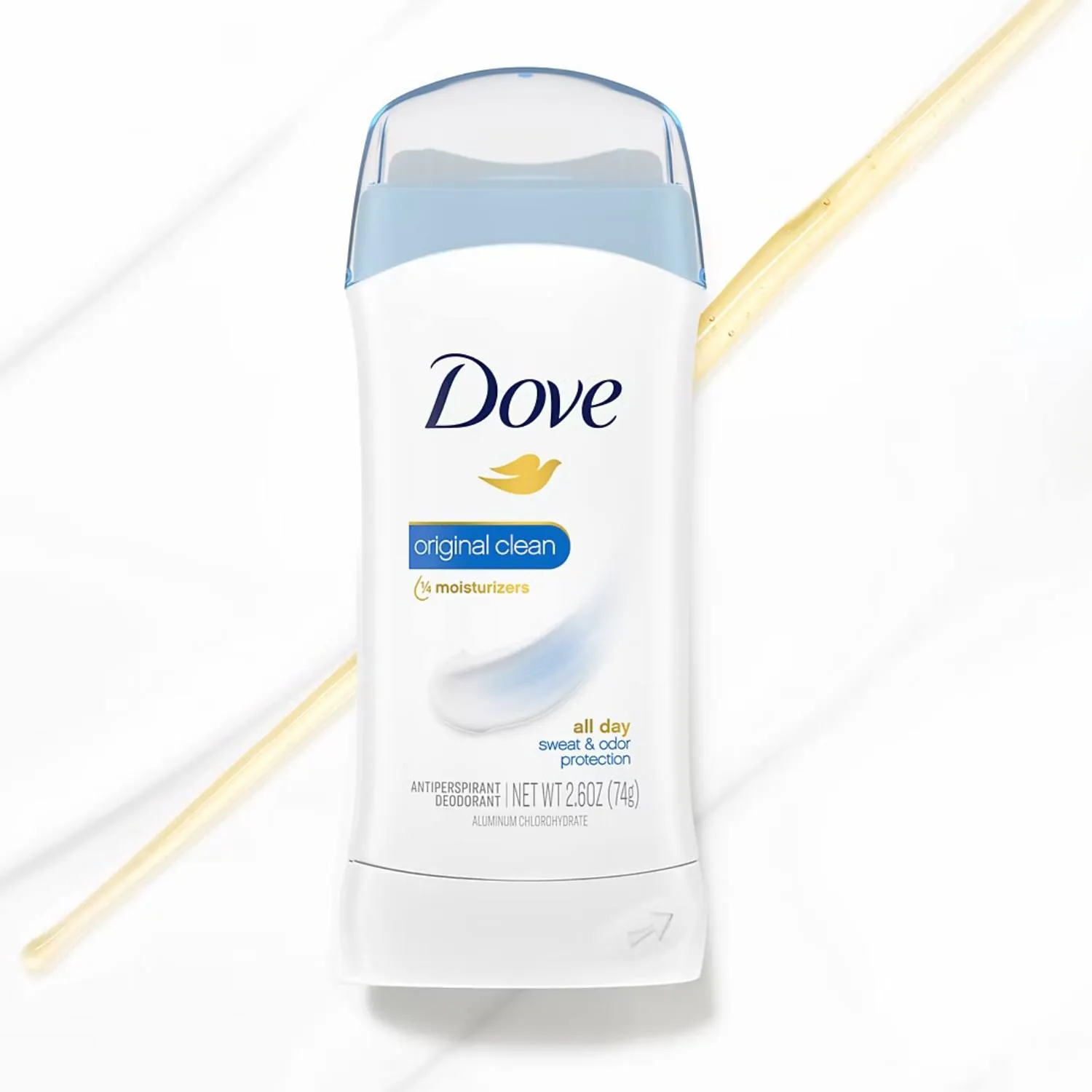 Dove  - Original Clean Antipersirant Deodorant - 2.6 Oz - 5 Pack