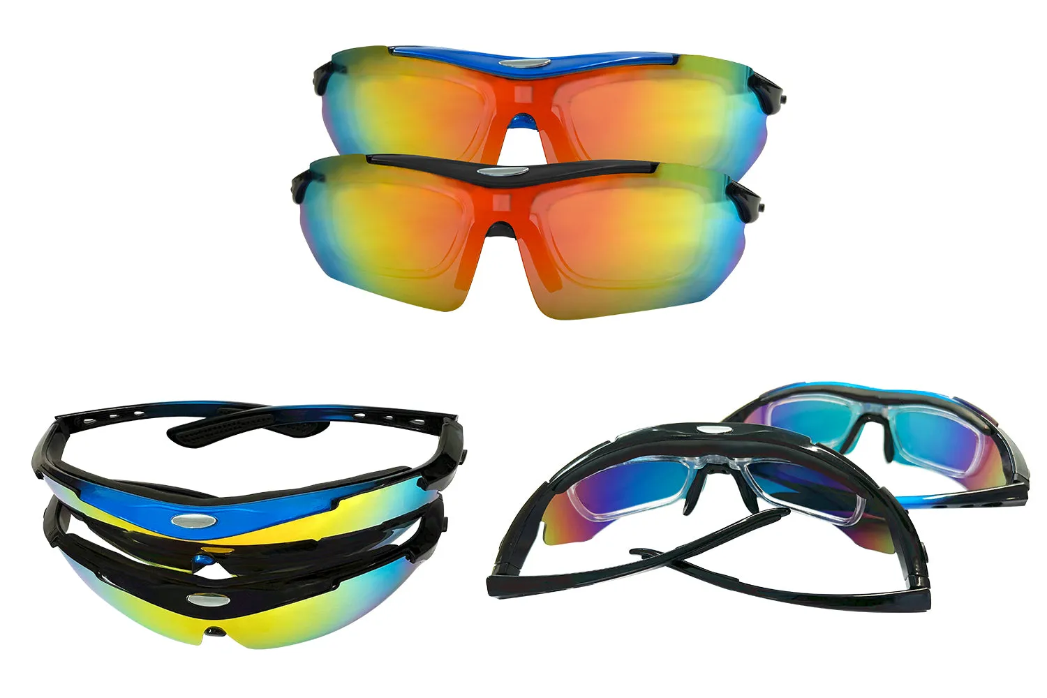 Ebike Sunglasses with 5 Interchangeable Lenses