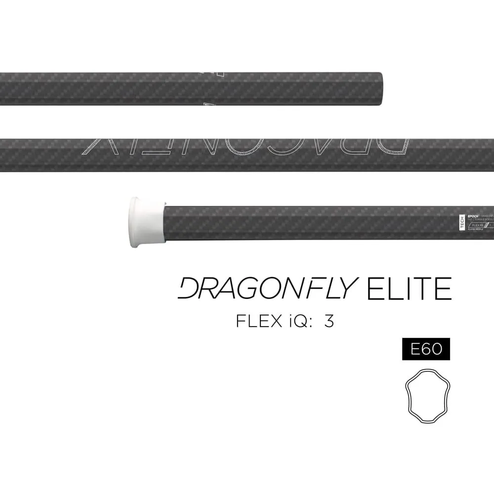 Epoch Dragonfly Elite E60 iQ3 Composite Defense Lacrosse Shaft