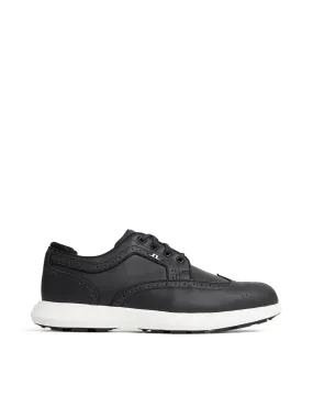 Fairway Brogue Golf Sneaker / Black