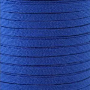 Flat Athletic Laces Custom Length with Tip - Royal Blue (1 Pair Pack) Shoelaces