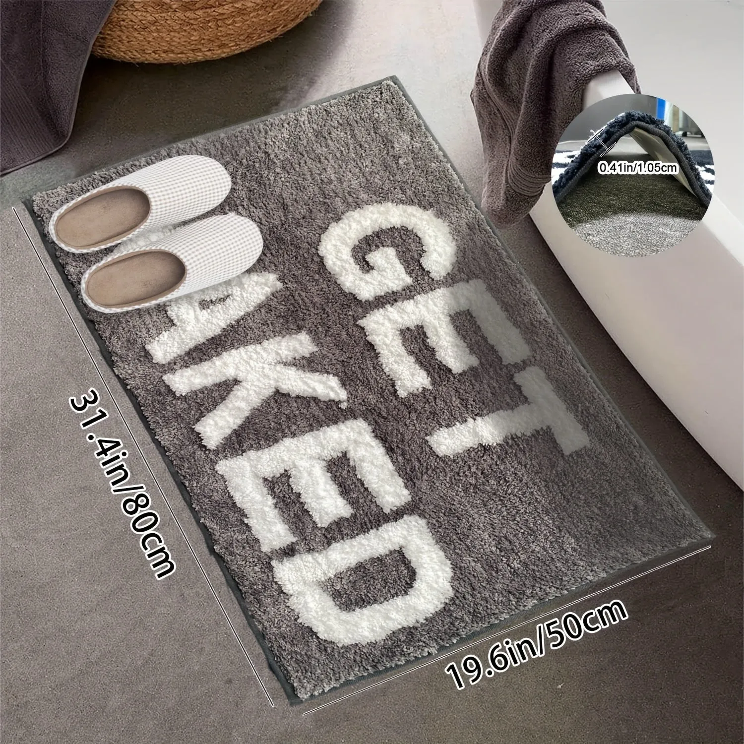 Get Naked Bath Mat | Rugs & Mats |