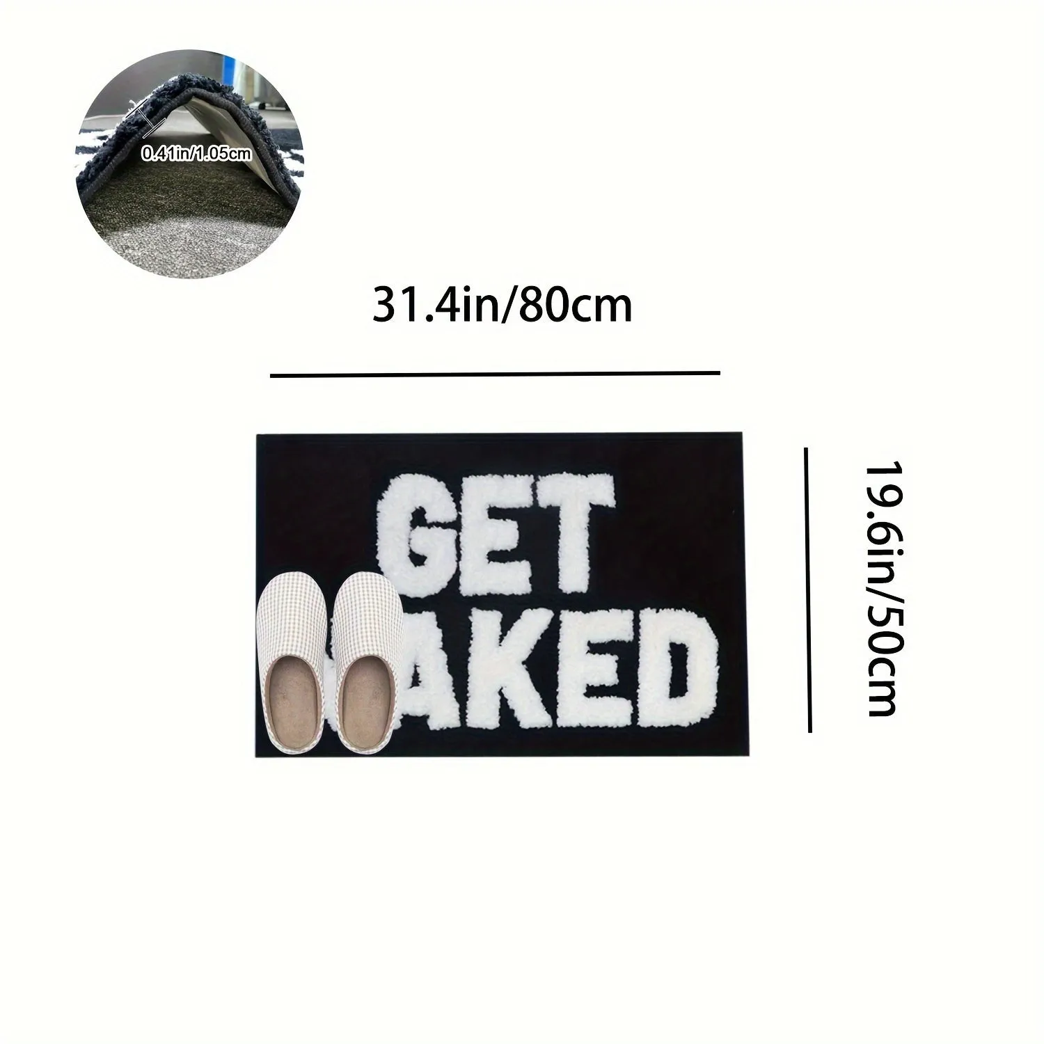 Get Naked Bath Mat | Rugs & Mats |