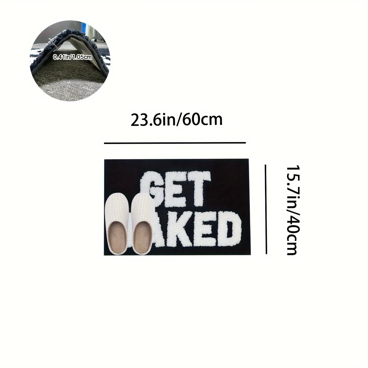 Get Naked Bath Mat | Rugs & Mats |