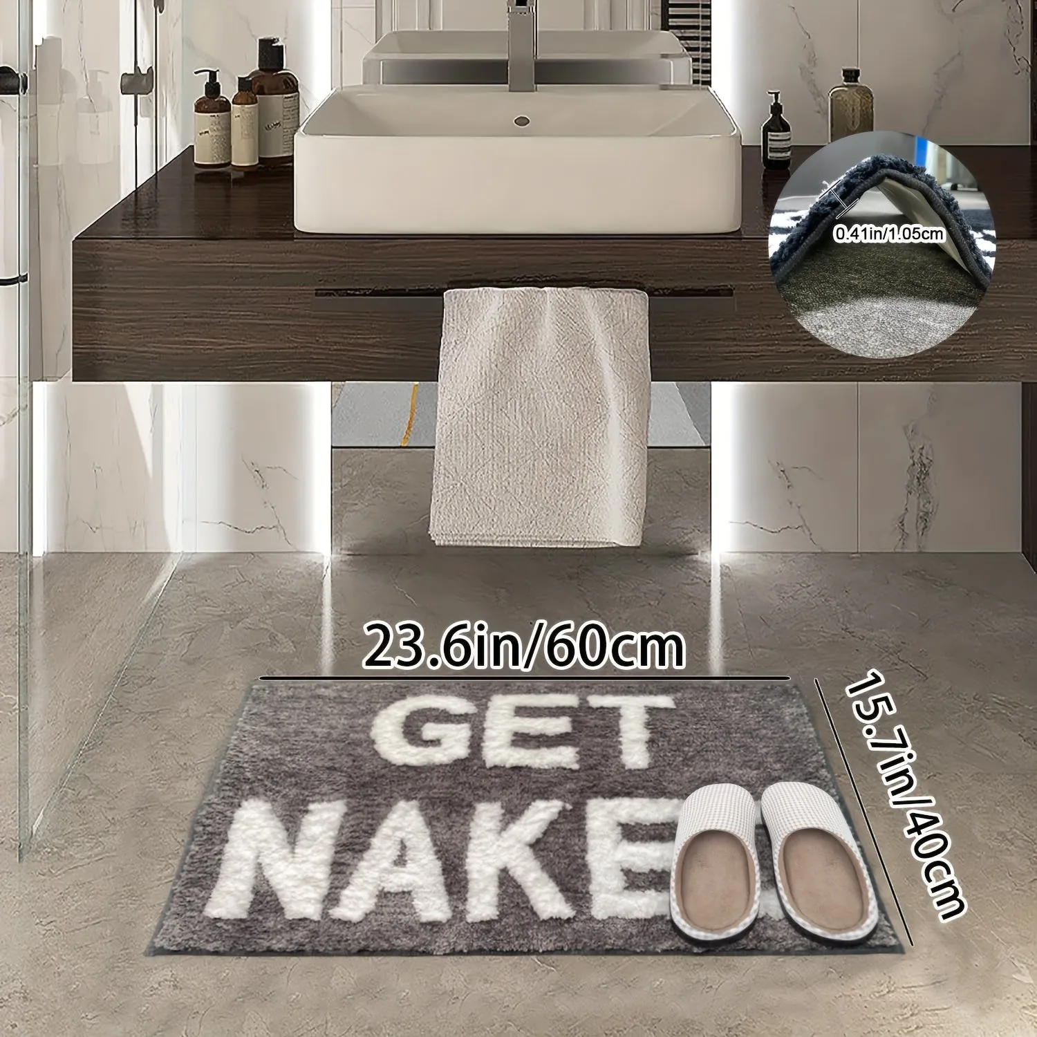 Get Naked Bath Mat | Rugs & Mats |