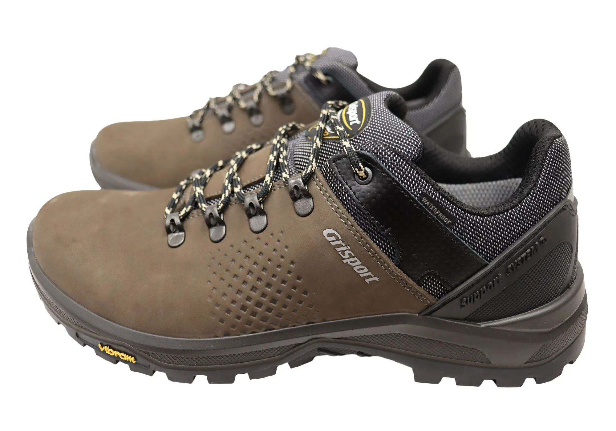 Grisport Mens Dakota Low Hiking Waterproof Shoes Made In Italy