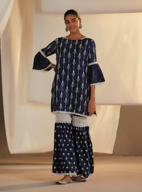 Japanese Silk Caia Kurta With Caia pyajama