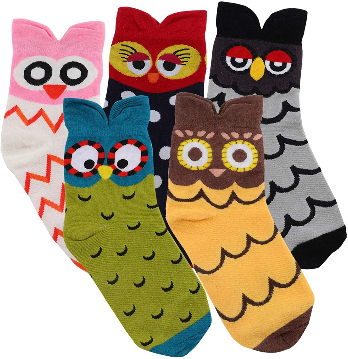 Jeasona Women'S Fun Socks Cute Cat Animals Funny Funky Novelty Cotton Gifts