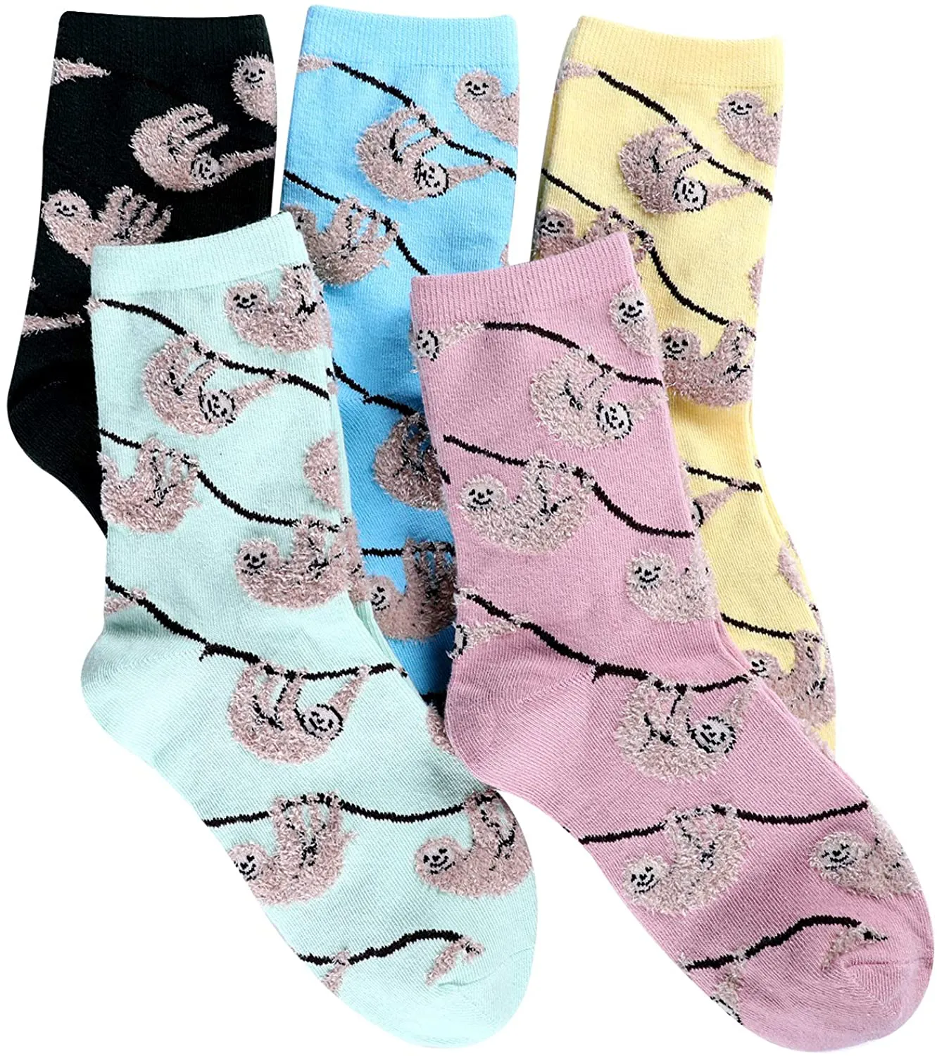 Jeasona Women'S Fun Socks Cute Cat Animals Funny Funky Novelty Cotton Gifts