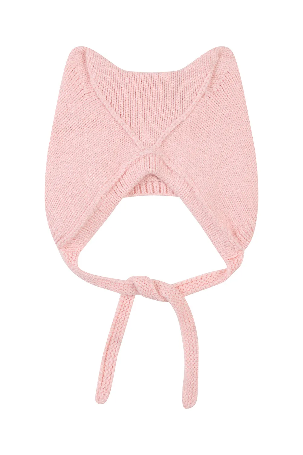 Kitten angora bonnet / Pink