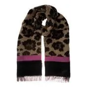 Leopard Print Warm Handle Scarf