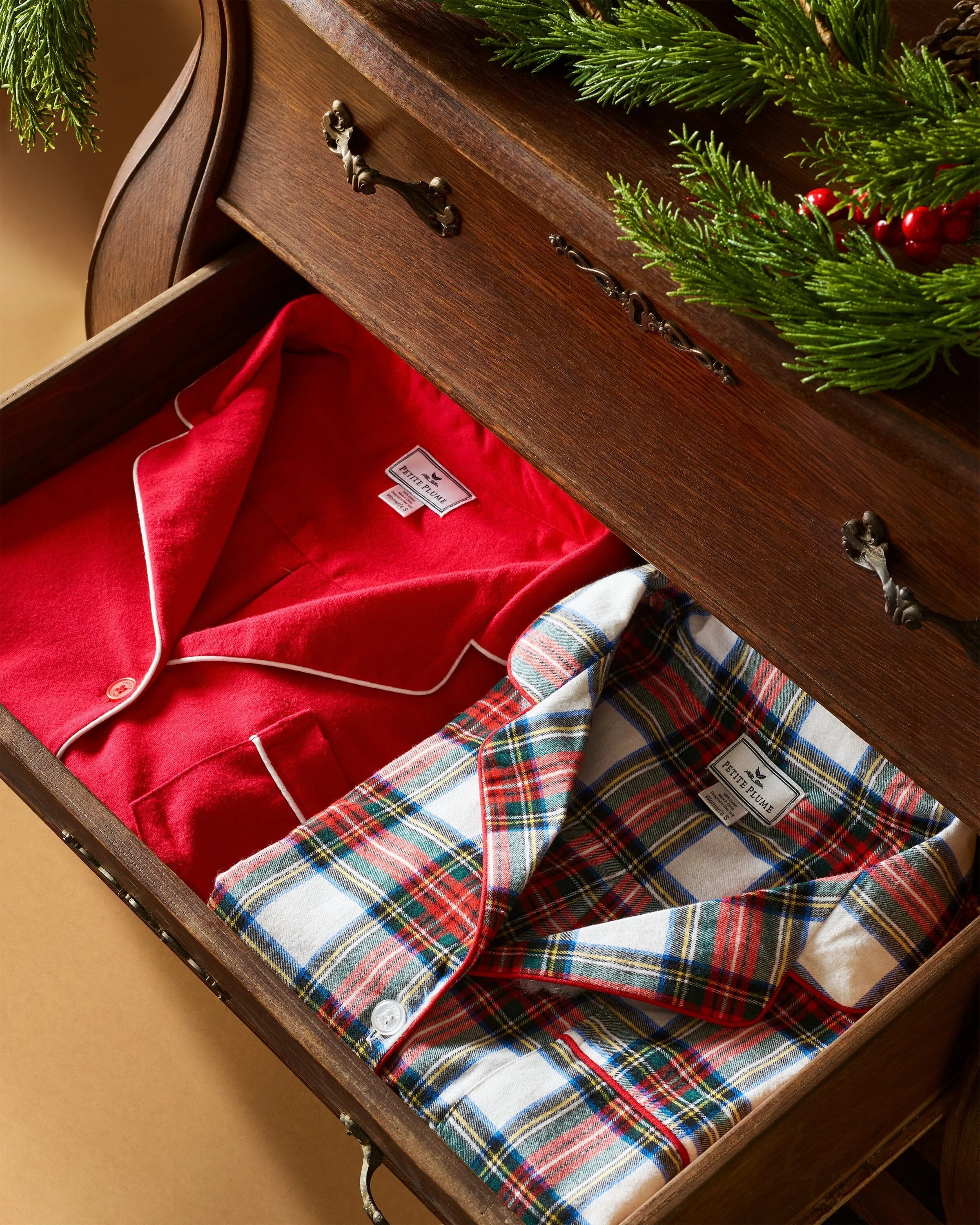 Men's Brushed Cotton Pajama Set | Balmoral Tartan