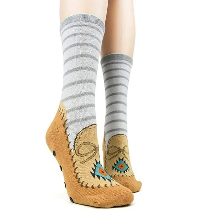 Moccasin Women's Slipper Socks