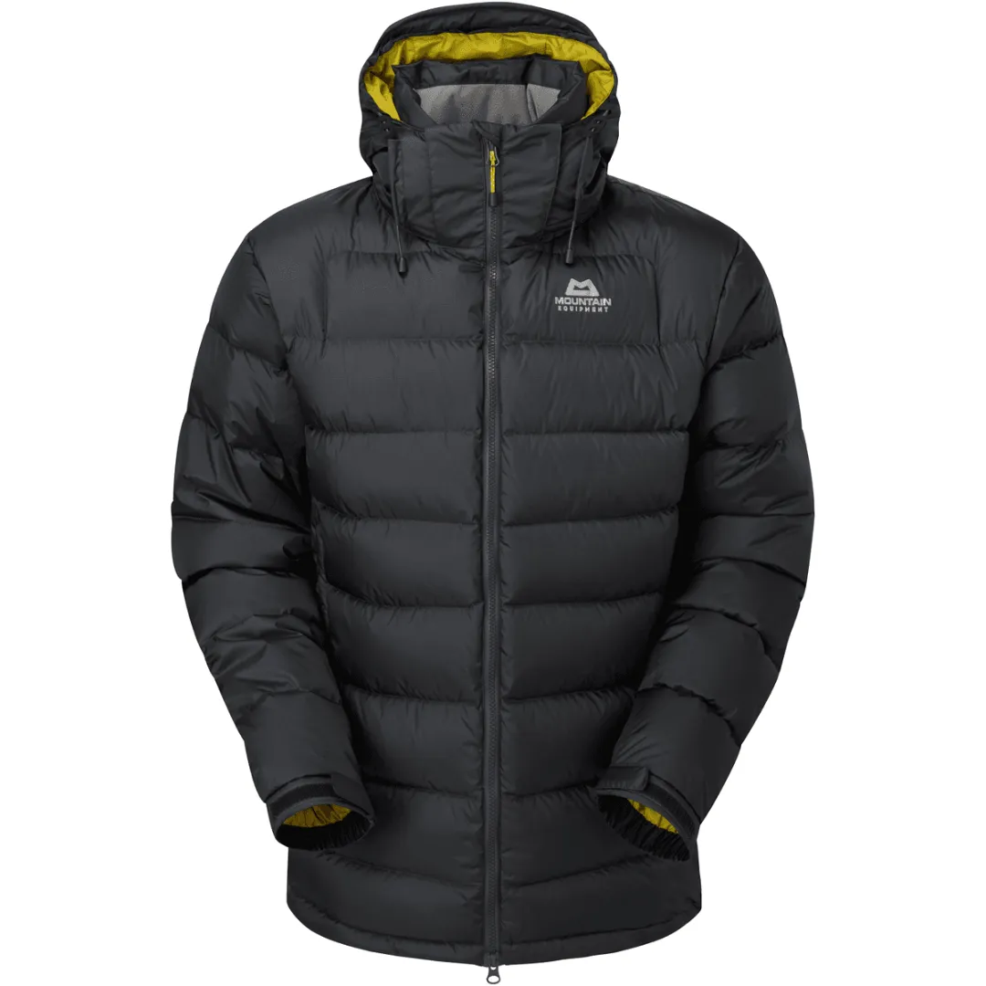 Mountain Equipment Men's Lightline 700 Fill Hooded Down Insulated Jacket (Obsidan/Acid)