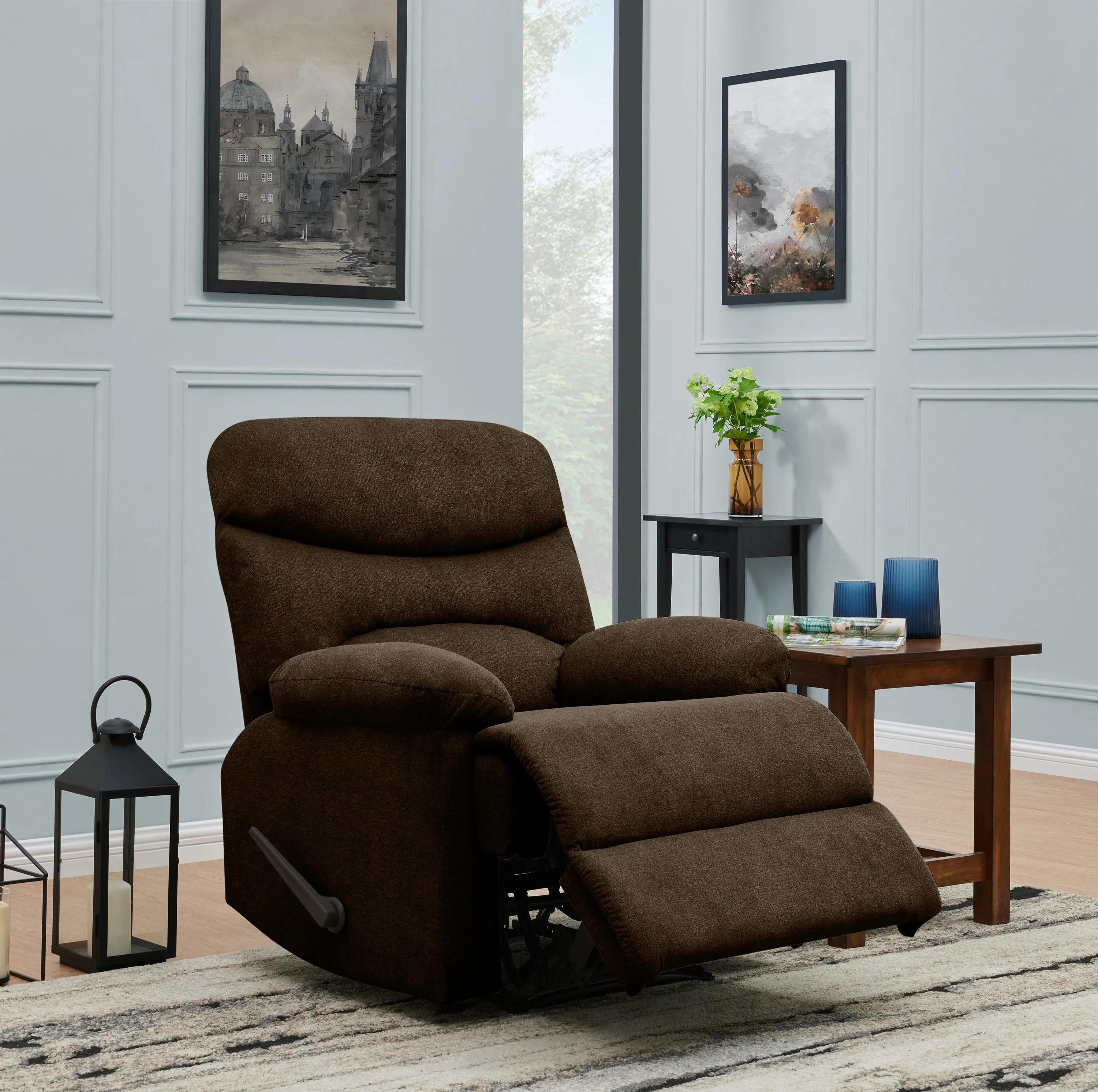 Ouray Baseball-Stitch Wall Hugger Recliner